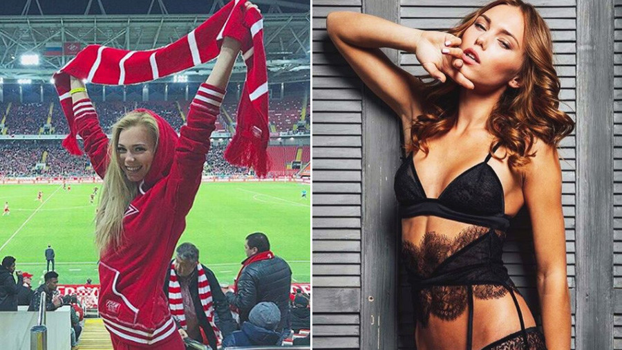 Meet ‘Russia’s sexiest female football fan’ – Spartak Moscow supporter Natalia Martynova (PHOTOS)