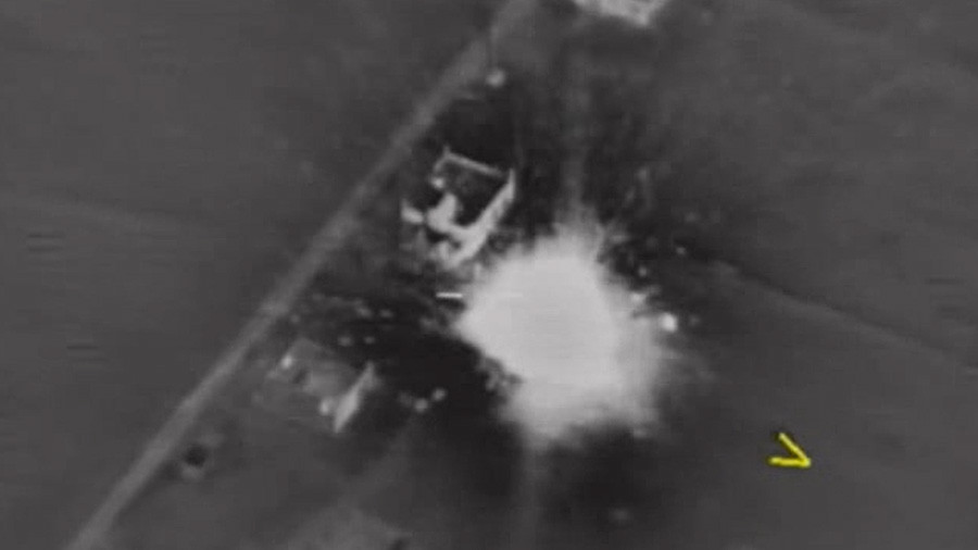 VIDEO shows precision strike on militants that downed Russian jet in Syria
