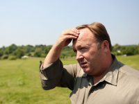 Alex Jones blames “psychosis” for his Sandy Hook conspiracies